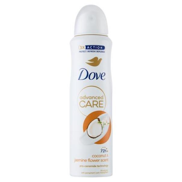 dove deodorante spray advanced care cocco e fiori di gelsomino dove 150 ml - foto 1