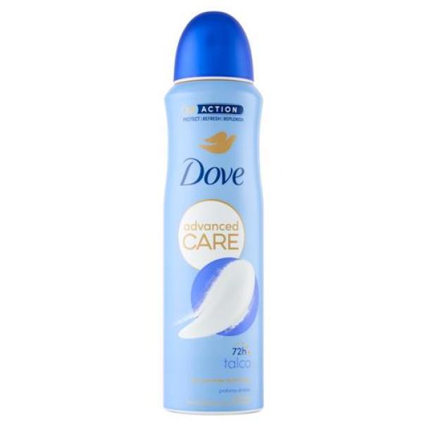 dove deodorante spray advanced care talco dove 150 ml - foto 1