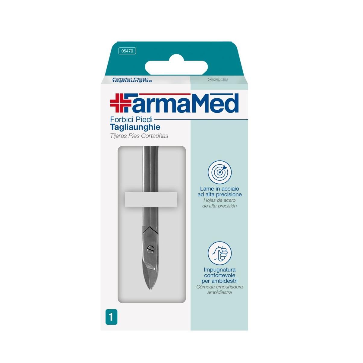 farmamed forbicina per unghie dei piedi farmamed made in italy - foto 1