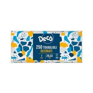 Tovaglioli 1 velo decorati deco 250 pezzi