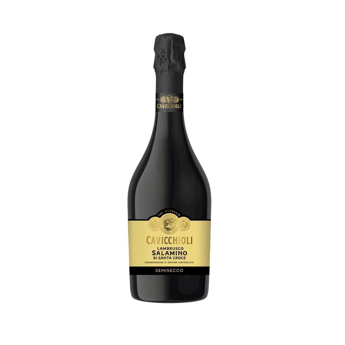 cavicchioli vino rosso lambrusco salamino di santa croce doc 