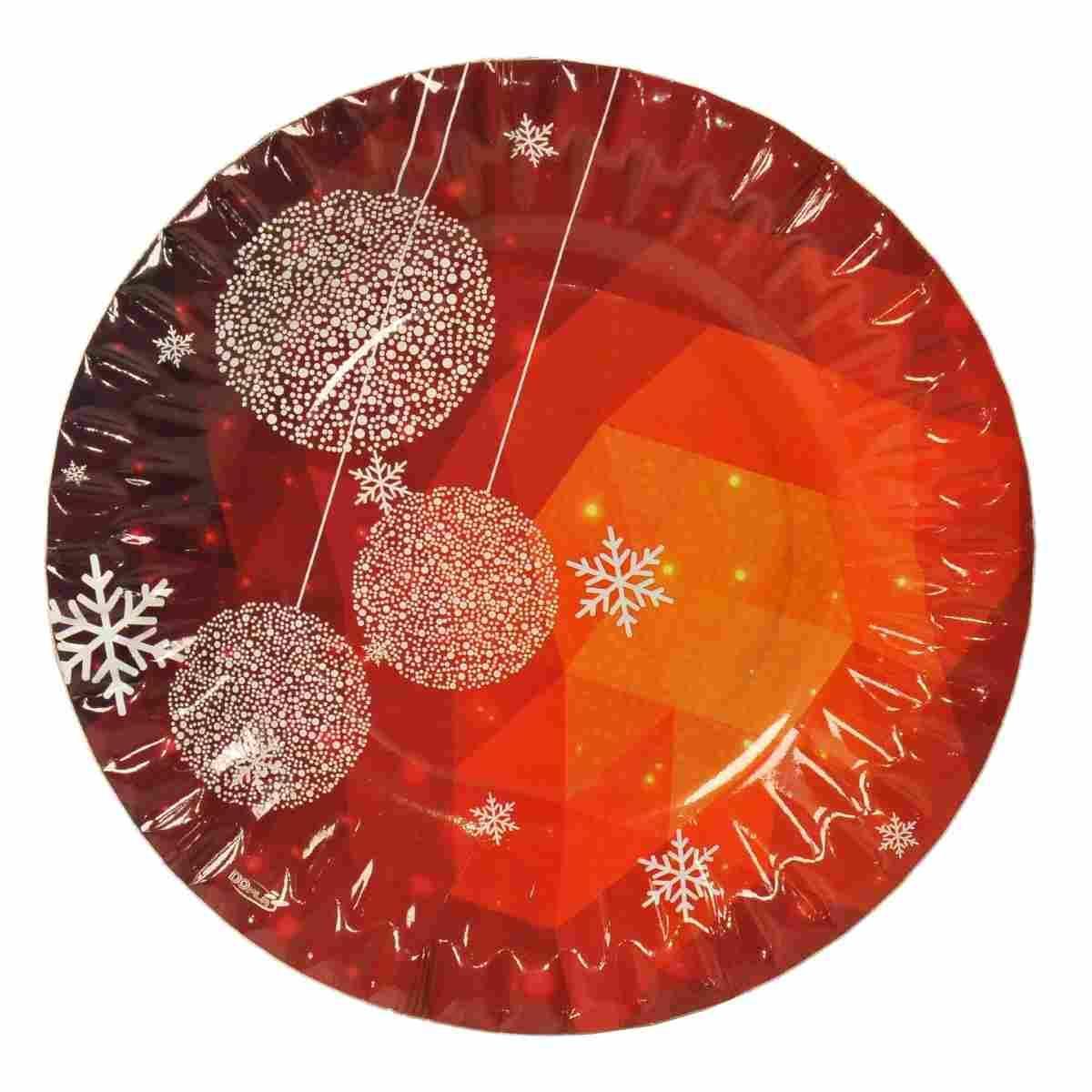 dopla set piatti carta natale december dopla ø 18 cm. - foto 1