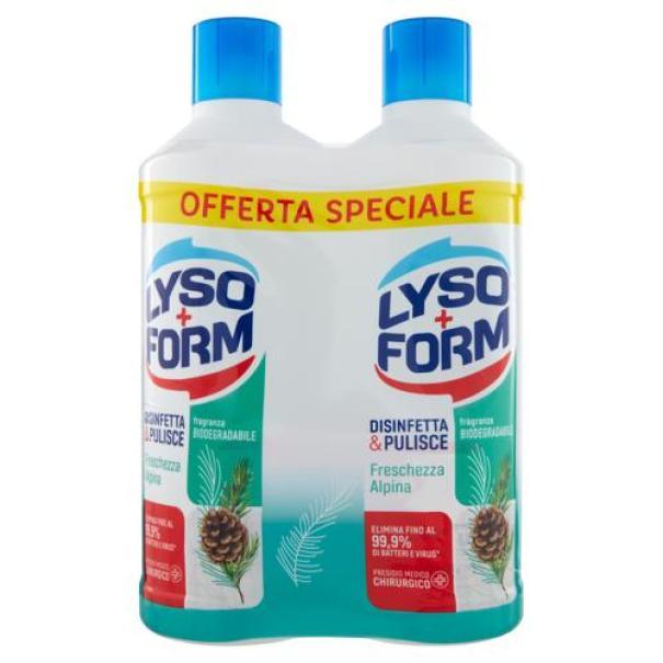 Freschezza Alpina Detergente Disinfettante per Pavimenti Lysoform