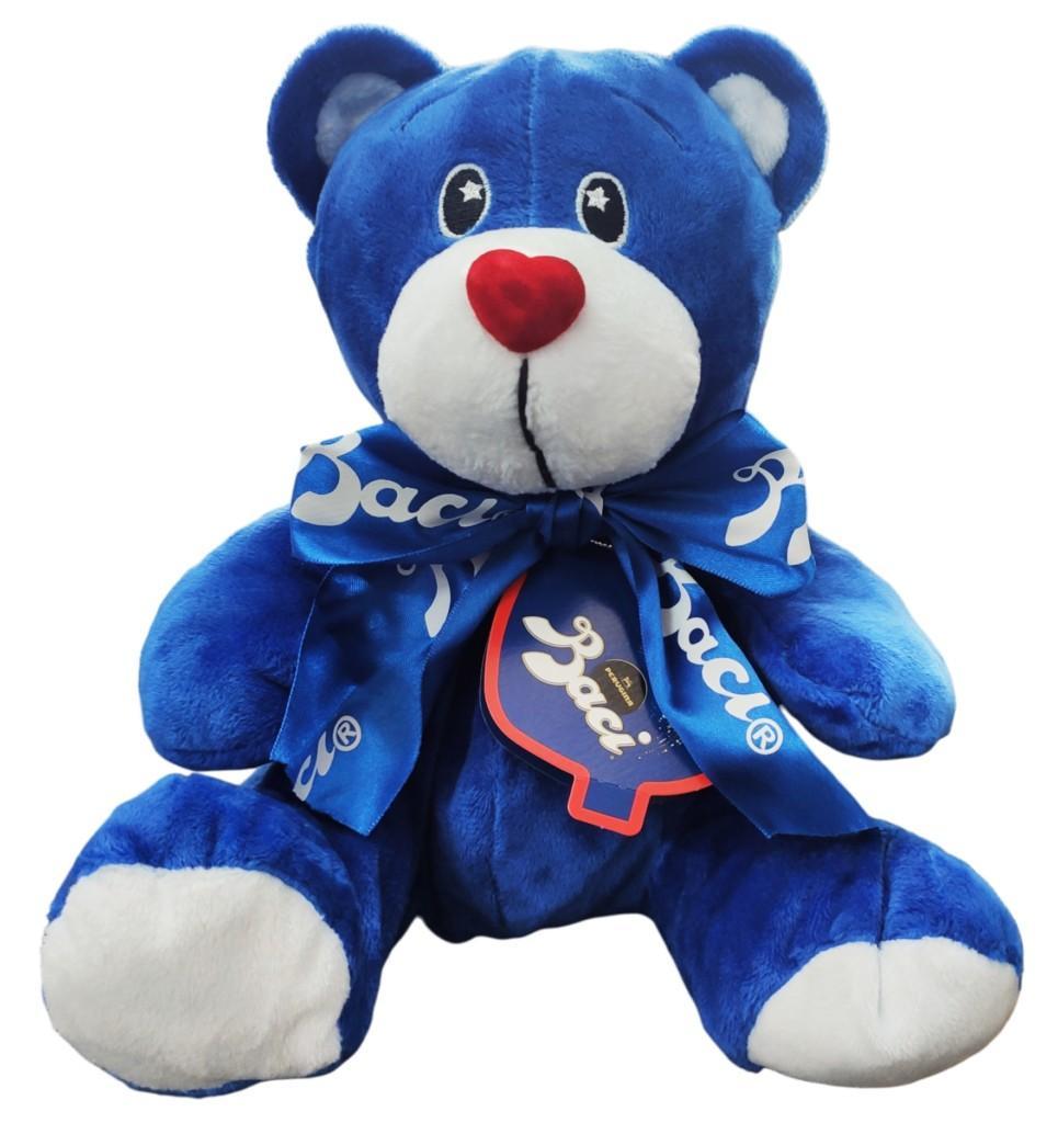 baci perugina peluche orso blu ripieno di cioccolatini ripieni baci perugina 100 gr. - foto 1