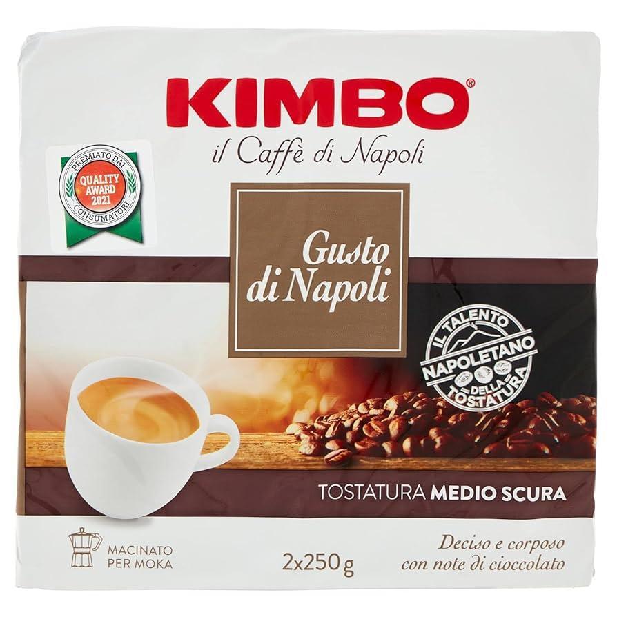 kimbo caffè macinato gusto di napoli kimbo 500 gr - foto 1