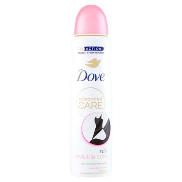 dove deodorante spray dove advanced care invisible care 150 ml - foto 1 dove deodorante spray dove advanced care invisible care 150 ml - foto 1