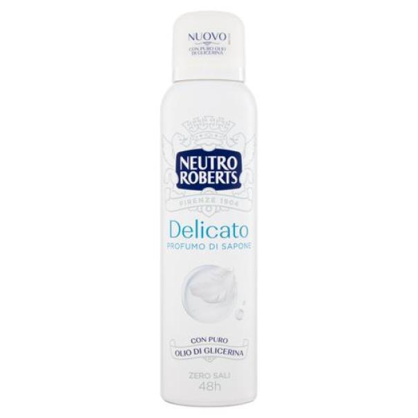 neutro roberts deodorante spray delicato profumo di sapone neutro roberts 150ml - foto 1 neutro roberts deodorante spray delicato profumo di sapone neutro roberts 150ml - foto 1