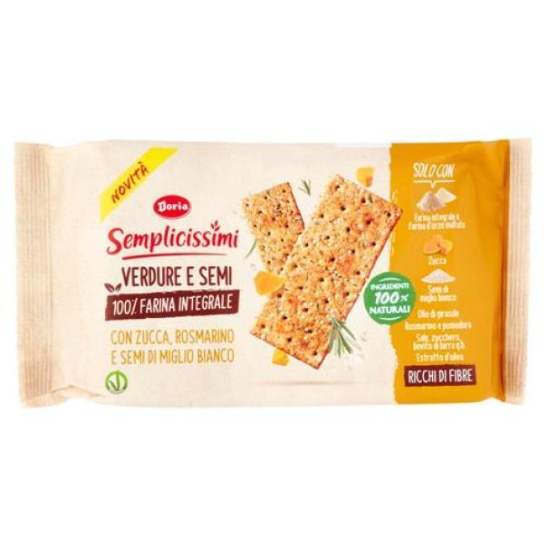 doria crackers alla zucca e miglio doria 280 gr. - foto 1