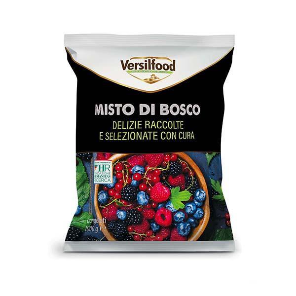 versilfood frutti di bosco misto in busta tris ribes mirtilli lamponi e more versilfood 350 gr. - foto 1