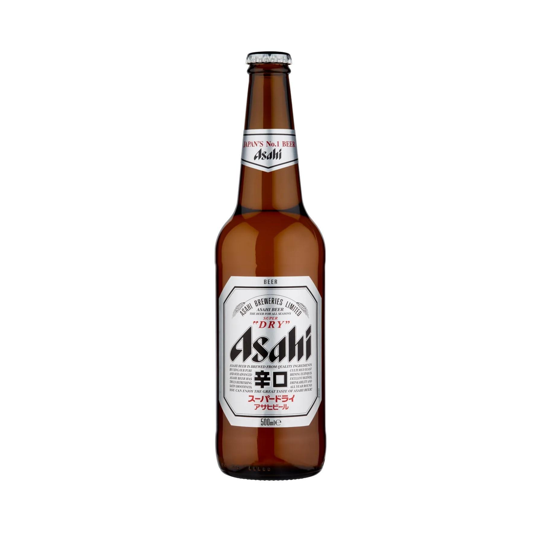 asahi birra asahi super dry bottiglia 500 ml. - foto 1