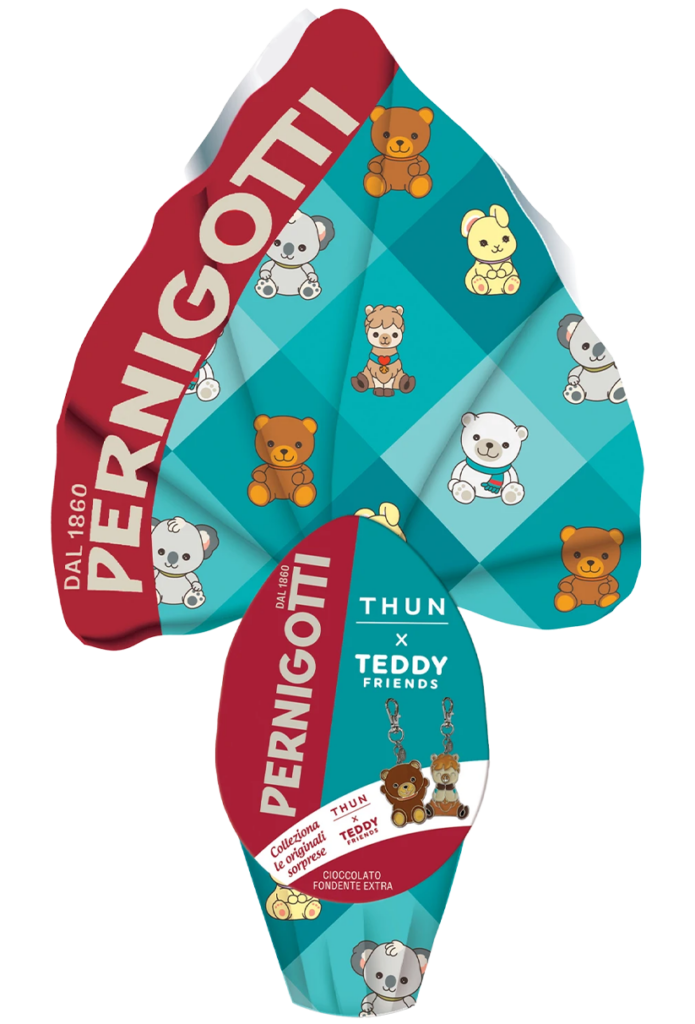 pernigotti uovo di pasqua cioccolato extra fondente pernigotti thun 240 gr. - foto 1