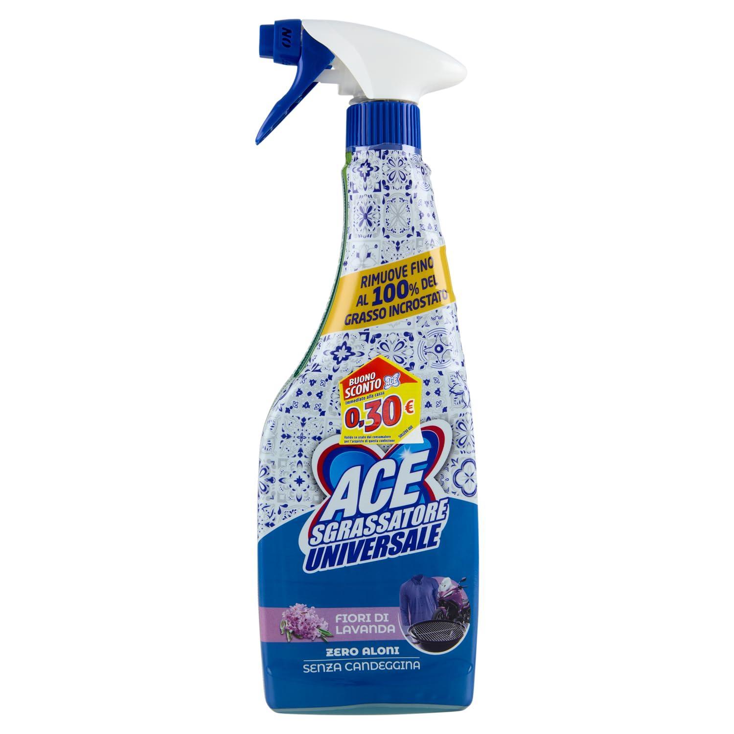 ace sgrassatore spray universale alla lavanda senza candeggina ace da 600 ml. - foto 1