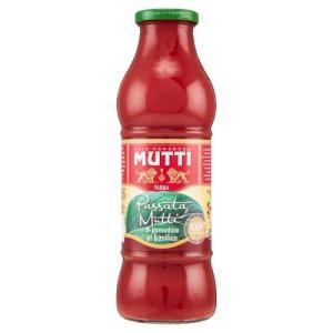 Passata di pomodoro al basilico in vetro