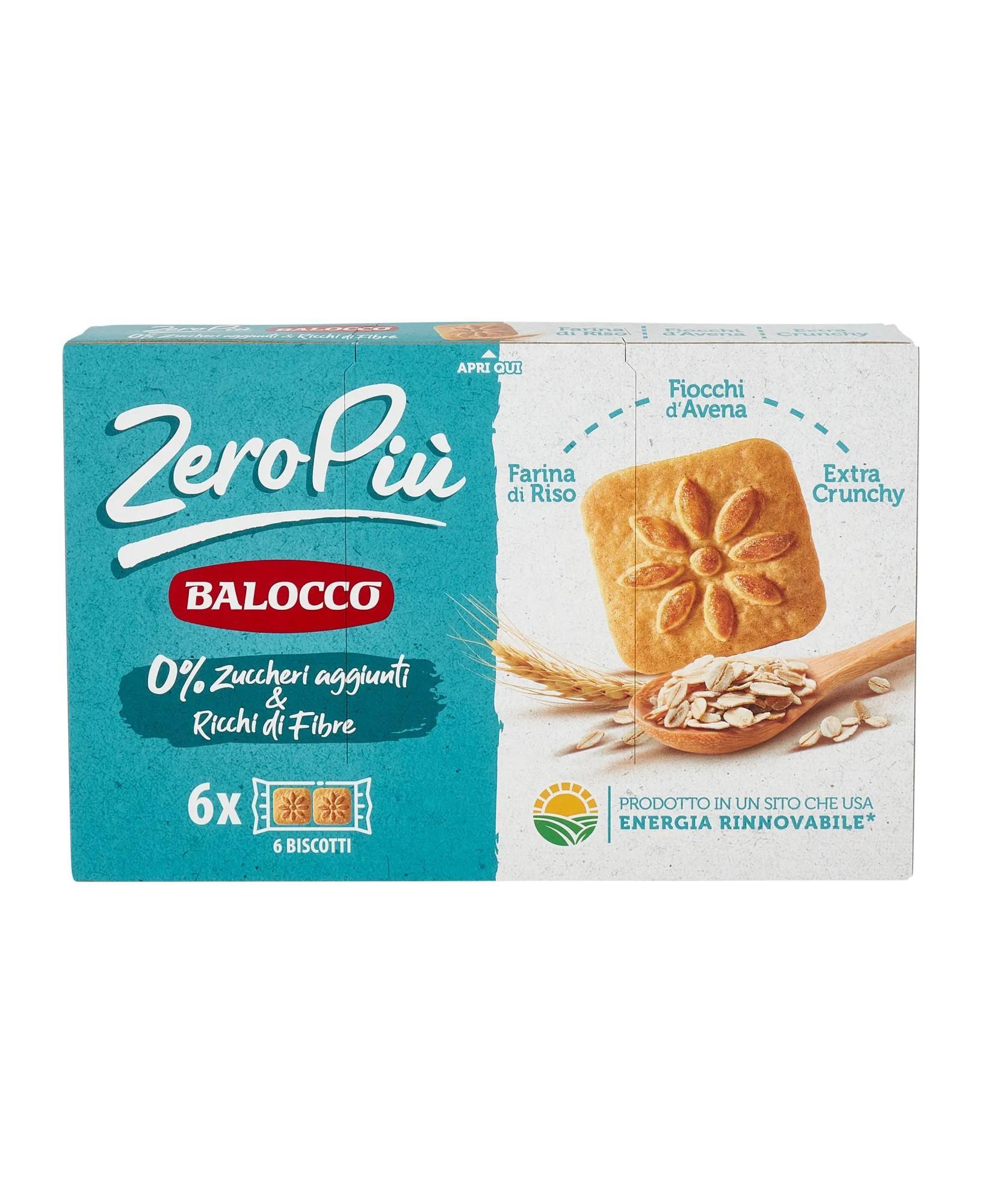 balocco biscotti frollini senza zuccheri aggiunti zeropiù balocco 230 gr. - foto 1