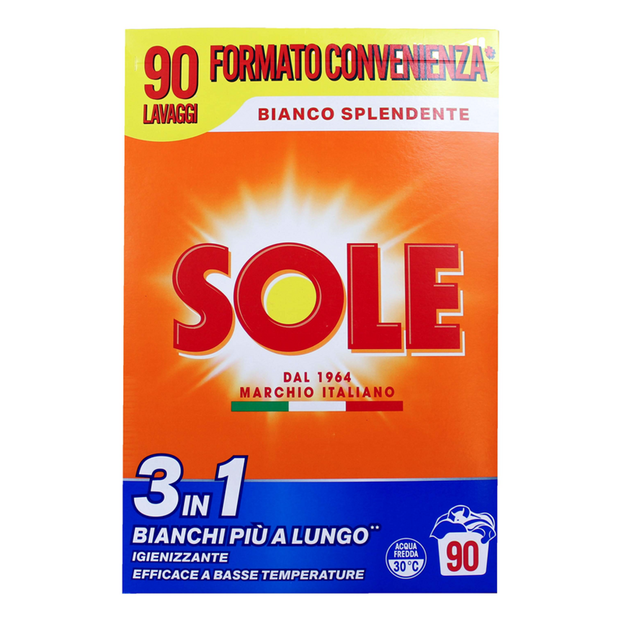 detersivo-polvere-sole-bianco-splendente-igienizzante-e-smacchiatore-per-capi-bianchi-1 sole detersivo polvere sole bianco splendente 3in1 90 lavaggi - foto 1