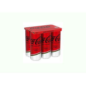 Coca-cola zero zuccheri lattina 33cl. x 6