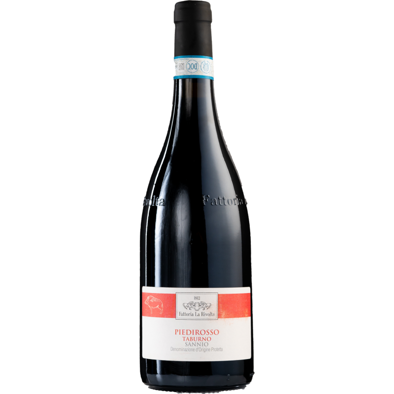 fattoria la rivolta vino rosso piedirosso del taburno denominazione di origine protetta fattoria la rivolta 750 ml - foto 1