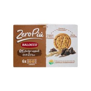 Biscotti frollini senza zuccheri aggiunti con gocce di cioccolato zeropiù  210 gr.