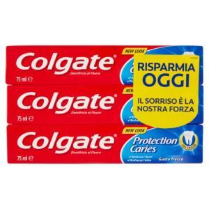 Dentifricio protezione carie  triplo pack 3x75 ml.