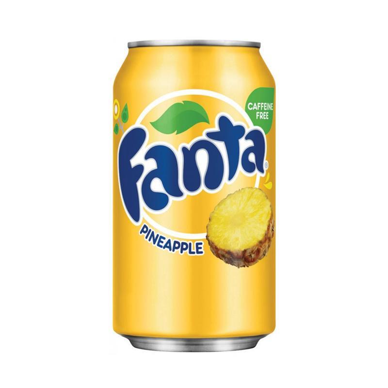 fanta bibita gassata gusto ananas fanta 355 ml - foto 1