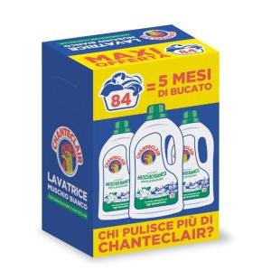 Detersivo liquido muschio bianco per lavatrice  3x28 lavaggi