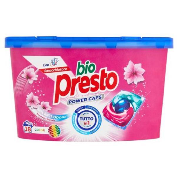 Detersivo in Capsule Power Caps Color Bio Presto Detersivo in Capsule Power Caps Color Bio Presto