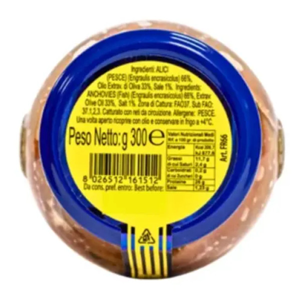 oroazzurro filetto reale di alici deliscate oroazzurro 300 gr. - foto 2