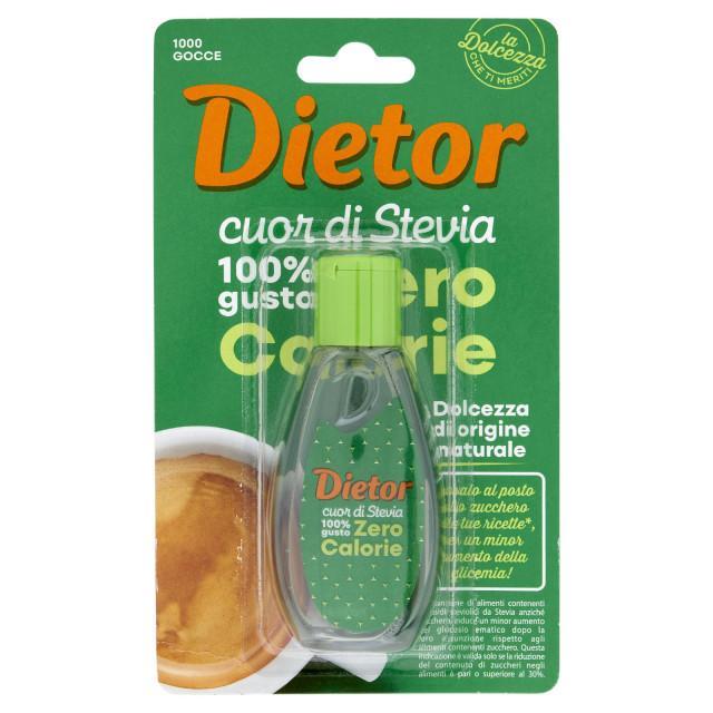 dietor dolcificante liquido di origine naturale cuor di stevia dietor 50 ml. - foto 1