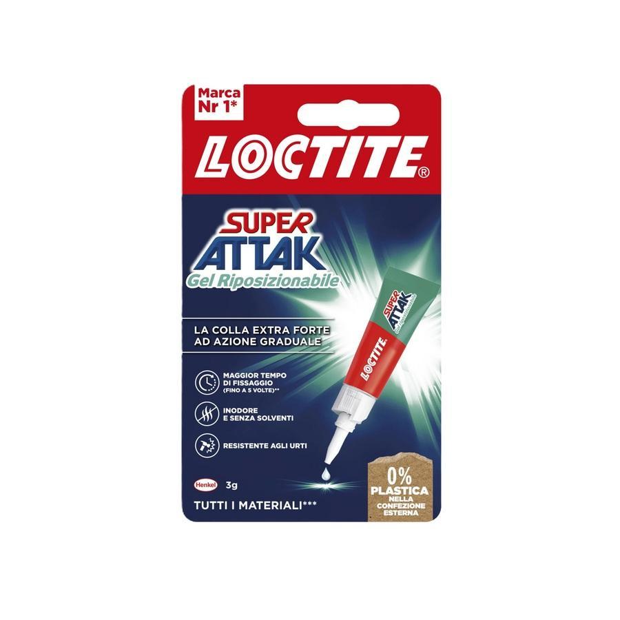 loctite colla gel riposizionabile loctite super attak 3 gr. - foto 1