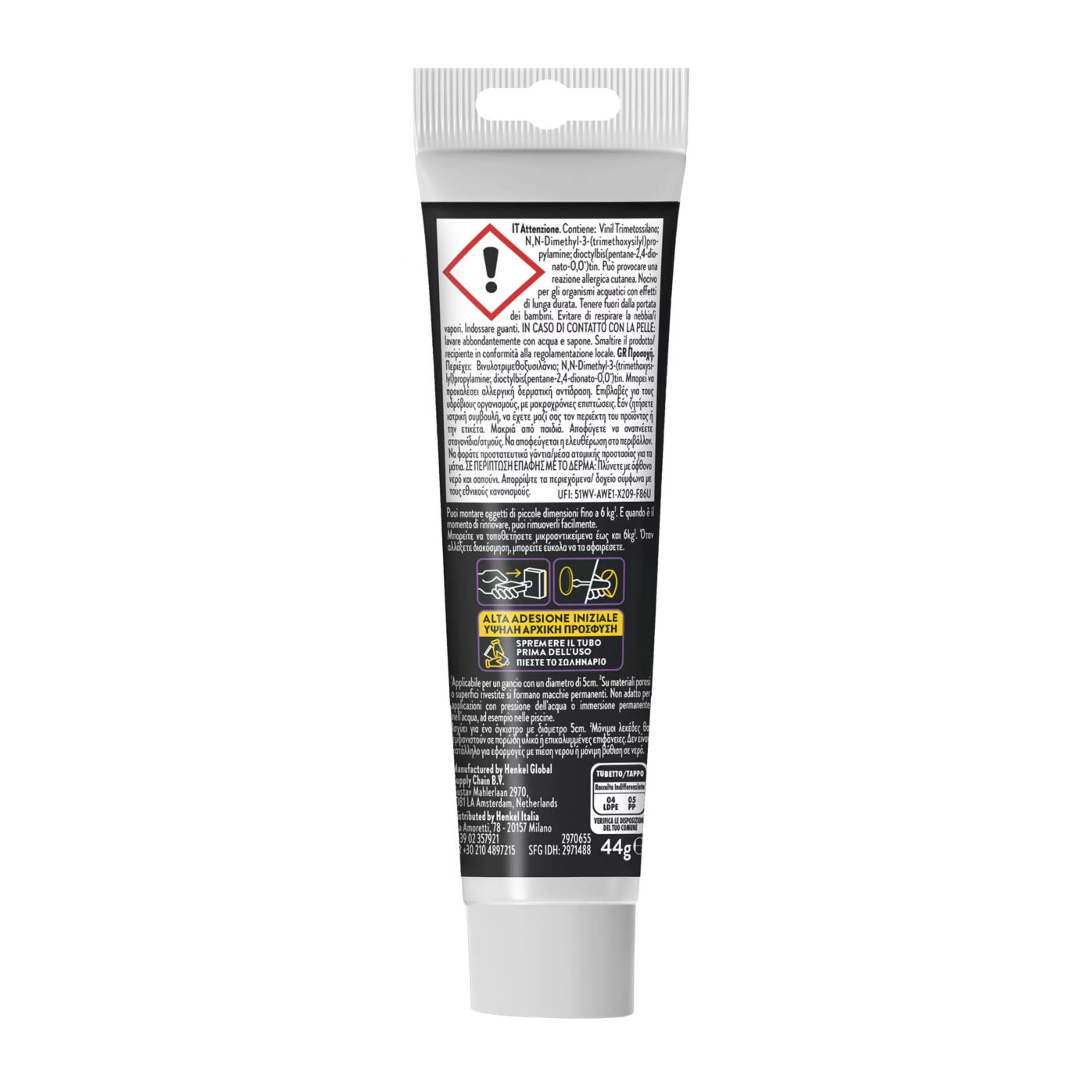 pattex adesivo di montaggio pattex millechiodi attacca e stacca removibile 44g - foto 2 pattex adesivo di montaggio pattex millechiodi attacca e stacca removibile 44g - foto 2