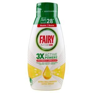 Detersivo gel lavastoviglie platinum extra brillantezza limone  504 ml