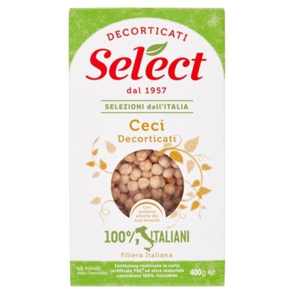 select, ceci, cecidecorticati, legumi, cucina, spesaonline, 400 GR, SELECT 400 GR, bonta, gusto delicato, qualita, dispensa, piacere, digeribilita, prodotti select, 400gr, benessere, 400 GR select ceci decorticati select 400 gr - foto 1