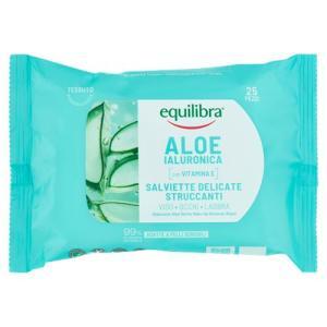 Salviette struccanti viso e occhi all'aloe