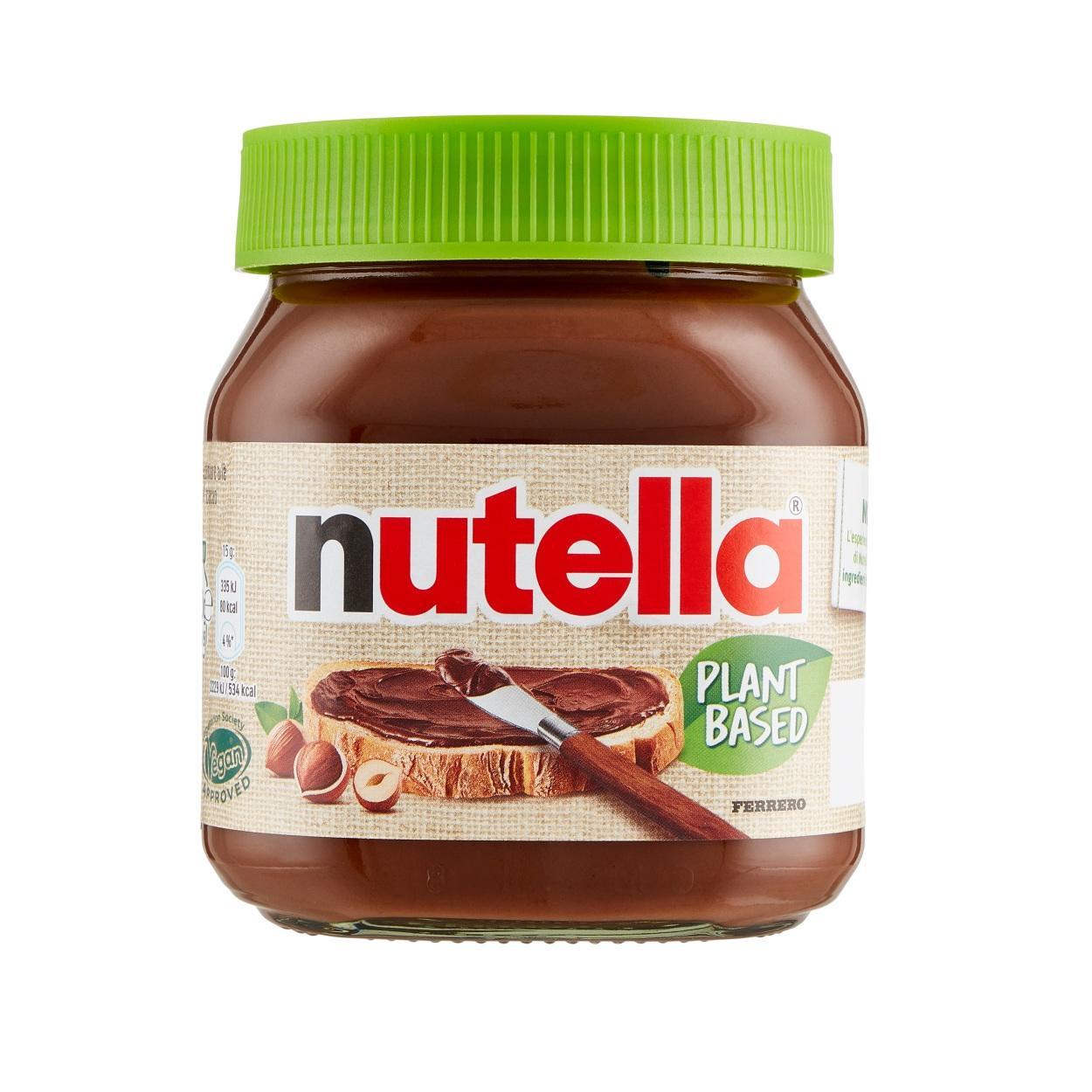 nutella crema spalmabile alla nocciola vegana nutella plant based 350 gr. - foto 1