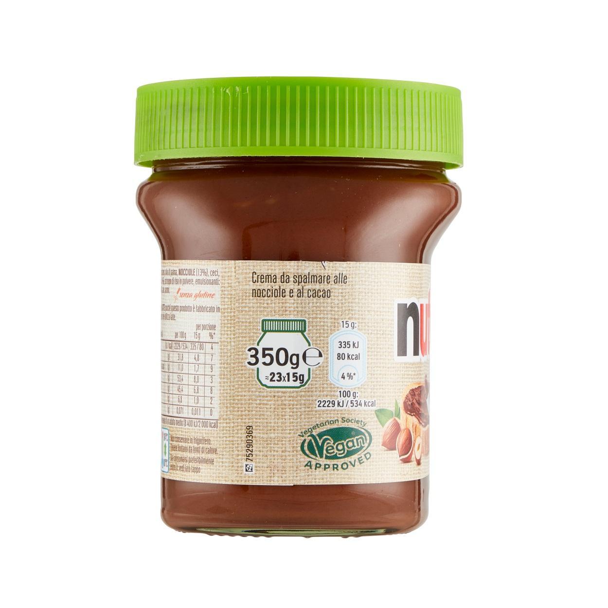 nutella crema spalmabile alla nocciola vegana nutella plant based 350 gr. - foto 3