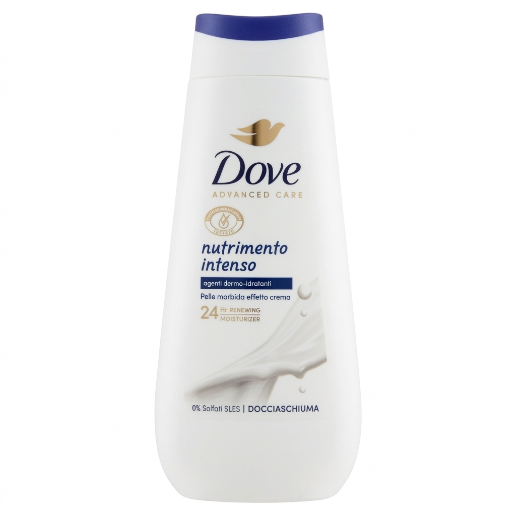 dove bagnoschiuma idratante nutrizione intensa dove 225 ml. - foto 1