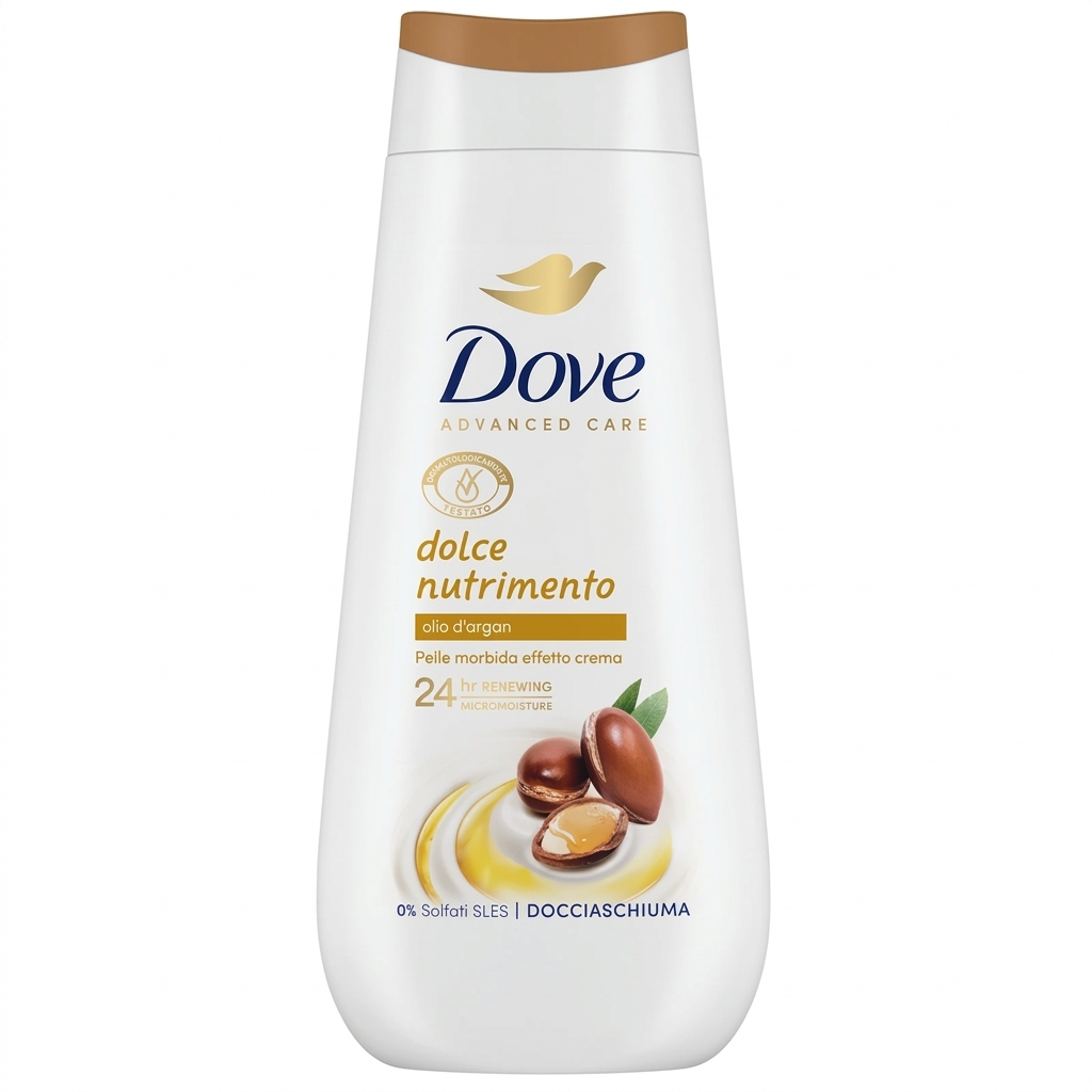dove bagnodoccia nutriente ed idratante dove  dolce nutrizione 225 ml. - foto 1