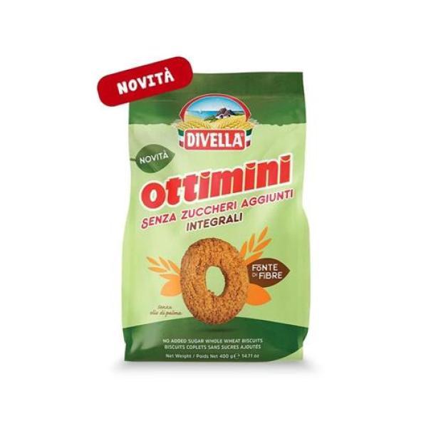 Ottimini Integrali Senza Zuccheri Aggiunti Divella 400 g Ottimini Integrali Senza Zuccheri Aggiunti Divella 400 g