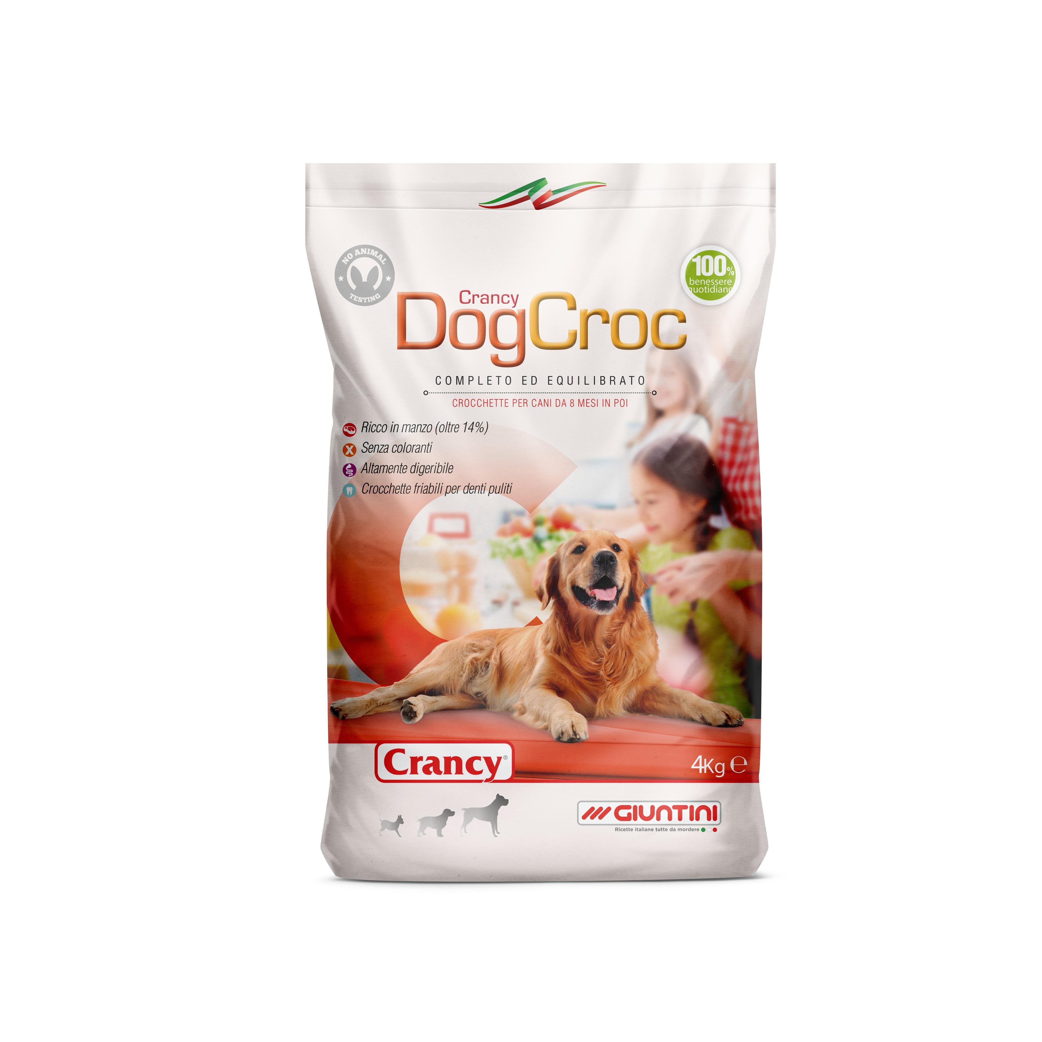 giuntini mangime completo crocchette per cani adulti crancy dog 4 kg. - foto 1