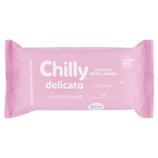 Salviettine Intime Delicato Pocket a pH 5 Chilly