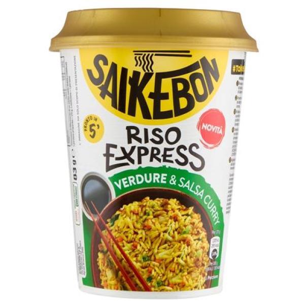Riso Express Verdure e Salsa Curry Saikebon 83 g Riso Express Verdure e Salsa Curry Saikebon 83 g