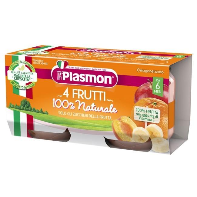 plasmon omogeneizzato plasmon ai 4 frutti 160 gr. - foto 1
