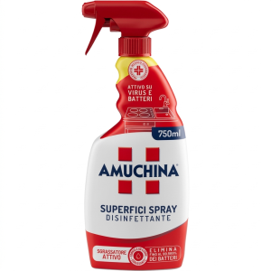 Spray disinfettante multisuperfici ad azione rapida  750 ml.