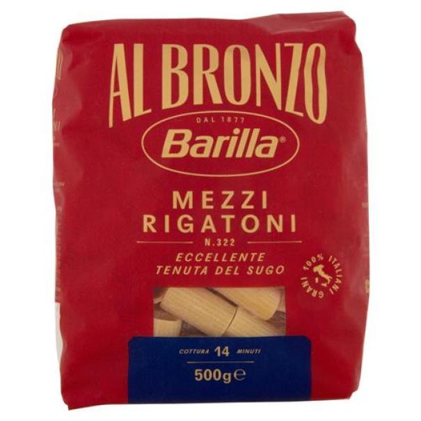 Pasta al Bronzo Mezzi Rigatoni n. 322 Barilla