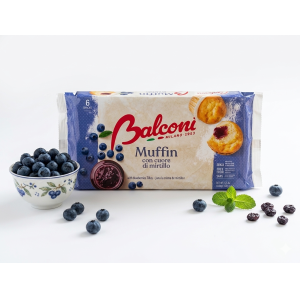 Muffin con mirtilli  240 gr.