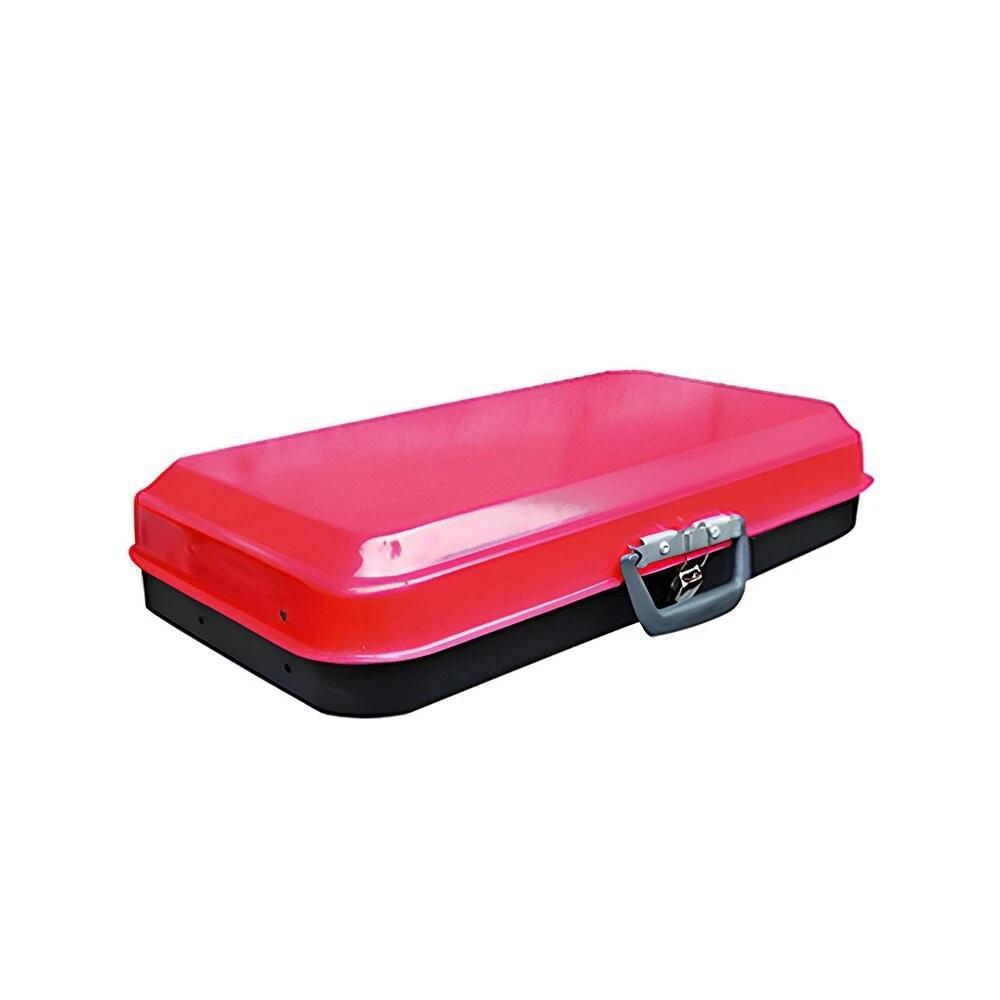 coveri barbecue rettangolare a valigetta con spiedo e griglia regolabile .48x26 cm. - foto 2