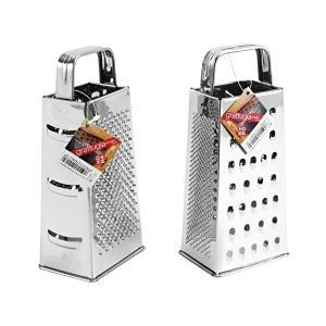 Grattugia in acciao inox 4 lati  20 cm.