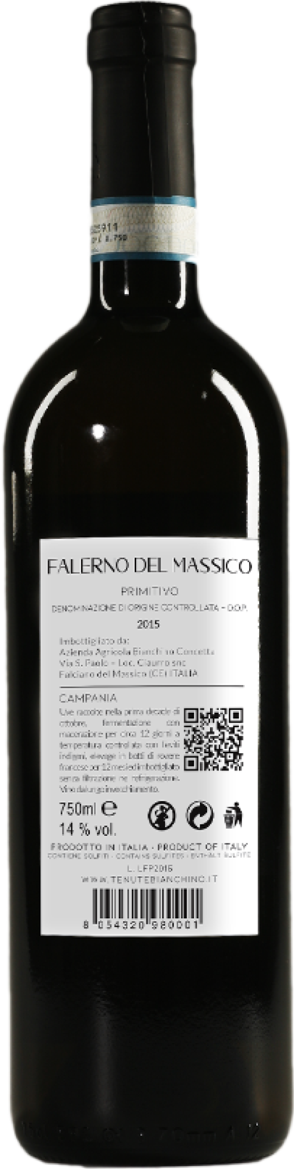 tenute bianchino vino rosso primitivo bacco falerno del massico denominazione origine protetta 750 ml - foto 2 tenute bianchino vino rosso primitivo bacco falerno del massico denominazione origine protetta 750 ml - foto 2