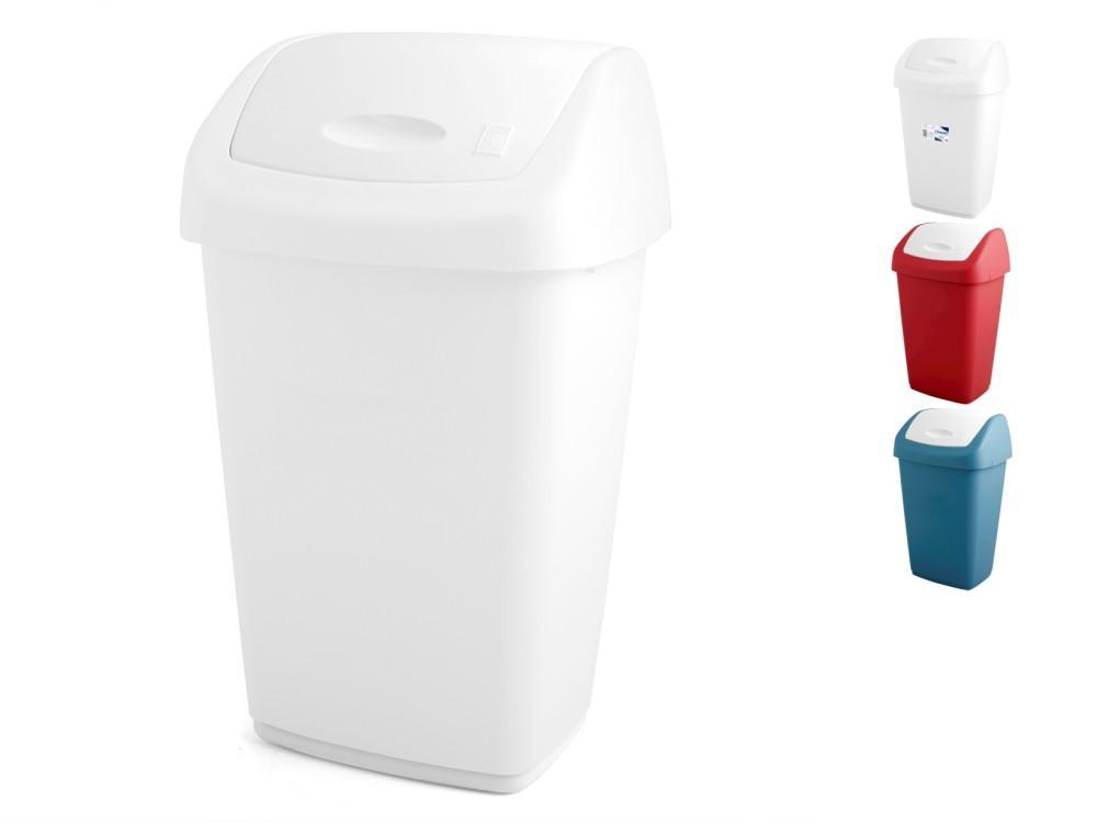 tontanelli pattumiera in polipropilene aurora con coperchio basculante 15 lt. - foto 1