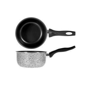 Casseruola con manico antiaderente salt n' pepper  16 cm.